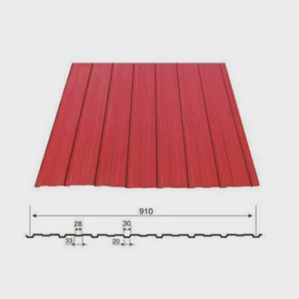 910 彩钢滚压成型机