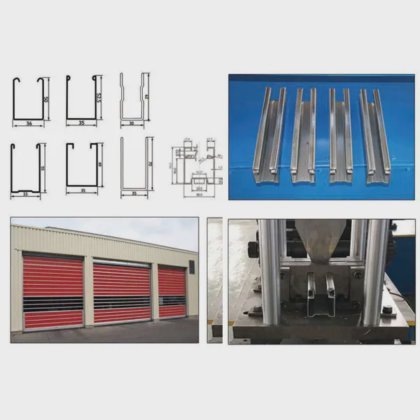 导轨式百叶门机
