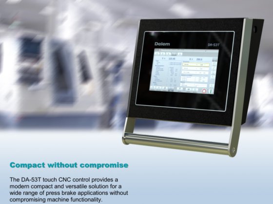 50吨数控液压折弯机，采用Delem DA53T Da58t数控系统