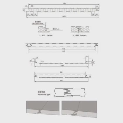 夹芯板滚压成型机