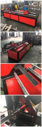 生産ライン 6m、角鋼のパンチングと切断機をパンチング Cnc フランジします。