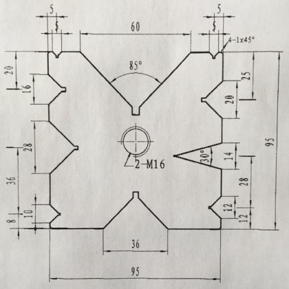 折弯机多V型块油压折弯机的模具工具
