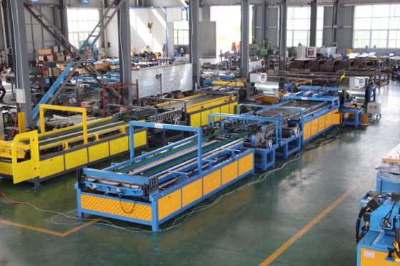 暖通空调管道成型线 v，管道制造线 5，管道生产线 V