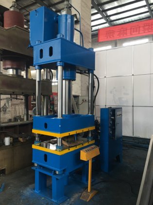 四柱框架液压机400t用于深拉铝制炊具