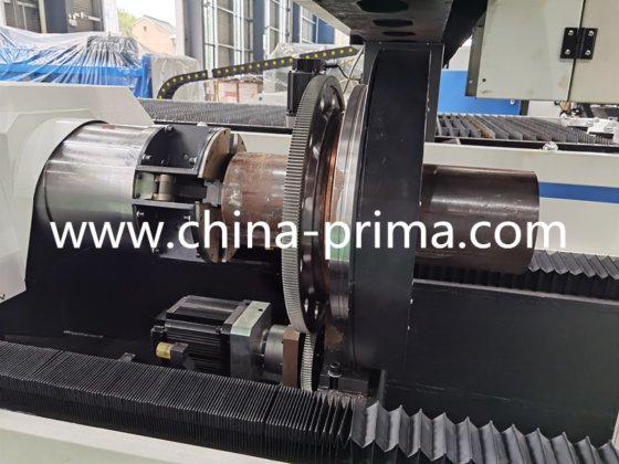 中国2kw 350mm管材激光切割机 2000w大口径铁管激光切割机