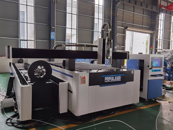 中国2kw 350mm管材激光切割机 2000w大口径铁管激光切割机