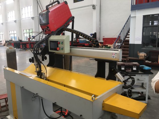 全自动金属圆罐制作机热水器罐机生产线