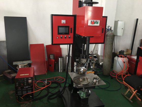 全自动金属圆罐制作机热水器罐机生产线