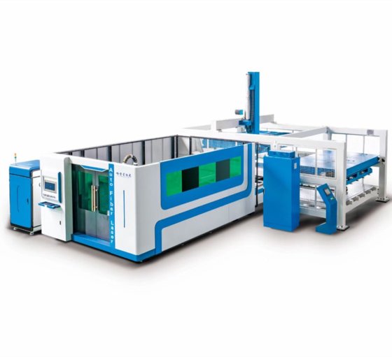 自动上下料数控金属光纤激光切割机 金属板材储存塔