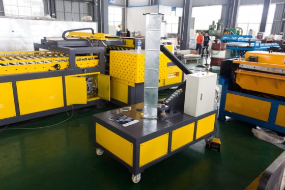 气动插角机，风管转角安装机