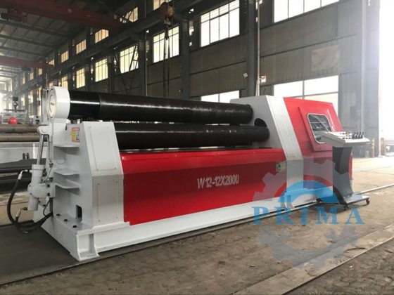 W12型数控四辊式钢板折弯机，带4个辊子