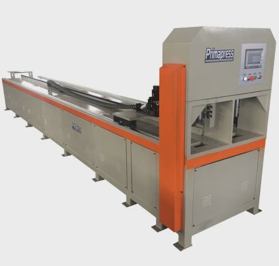 ダブルヘッド6m3m金属パイプ管穴あけ切断機