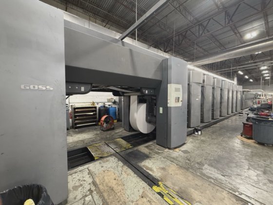 2004 Goss 7 Unit M600, WPM, Scheffer, Vits, JF44 Folder in Keller, TX, USA