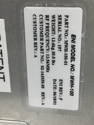 ENI MWH-100マッチ