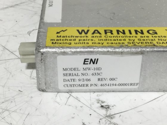 ENI MW-10 控制器杂项