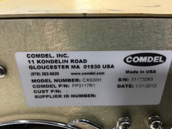 Generatore Comdel CX 600H