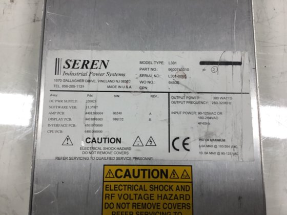 Seren L301 发电机