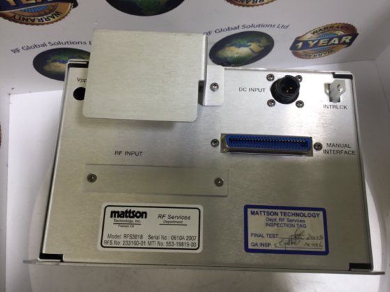 射频服务 RFS 3018 匹配