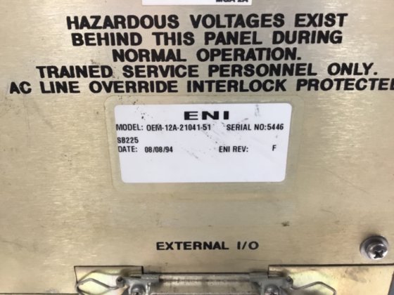 ENI OEM-12A 发电机