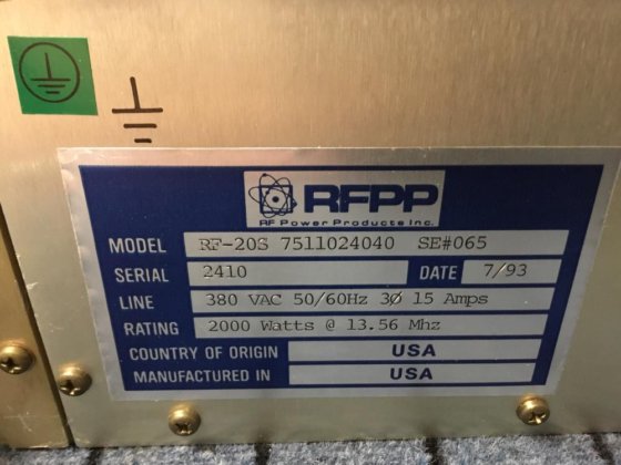 RFPP RF-20S 发电机