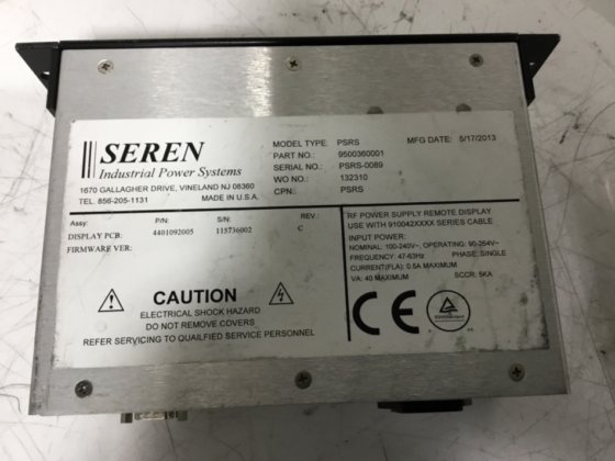 Seren PSRS 发电机