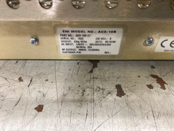 ENI ACG-10B 发电机