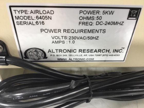 ALTRONIC 模拟负载杂项