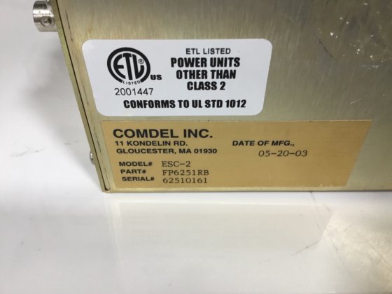 Comdel ESC-2 电源