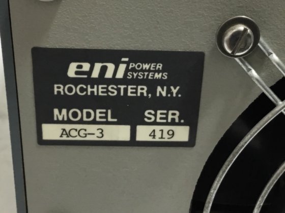ENI ACG-3 发电机