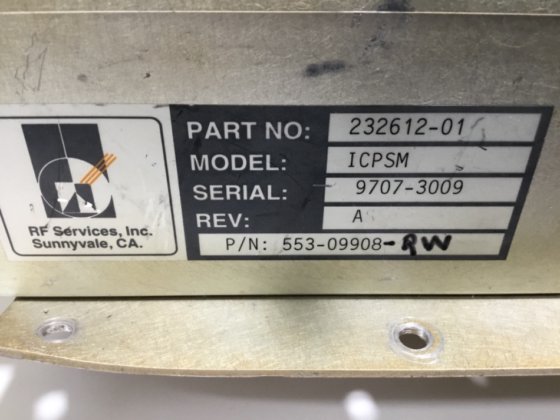 射频服务 ICPSM 匹配