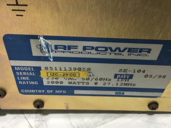 RFPP ICP20-P Generator