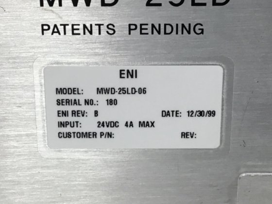 ENI MWD-25LDマッチ