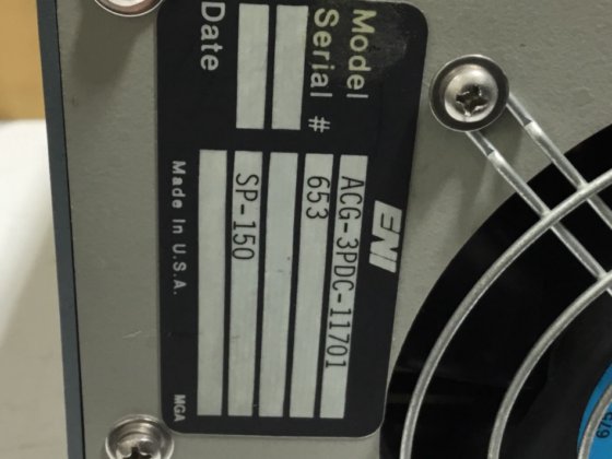 ENI ACG-3DC 発電機