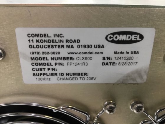 Comdel CLX 600H 发电机