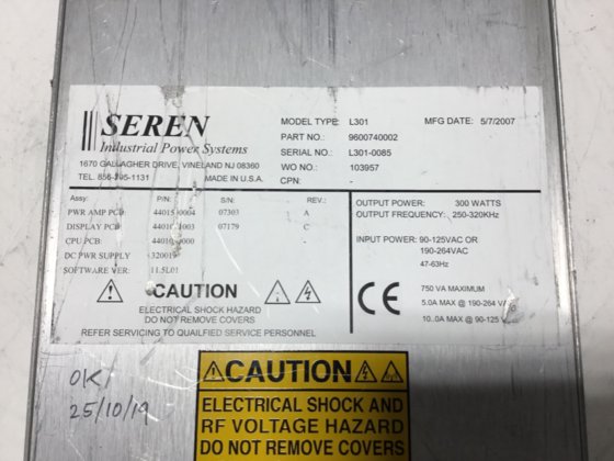 Seren L301 发电机