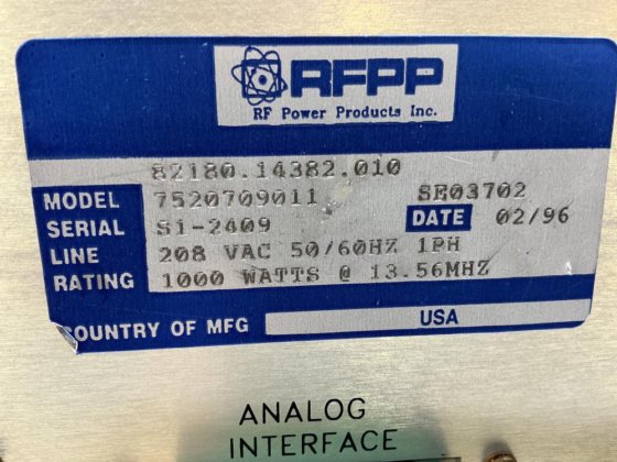 RFPP RF-10S 发电机