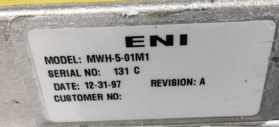 ENI MWH-5 控制器杂项