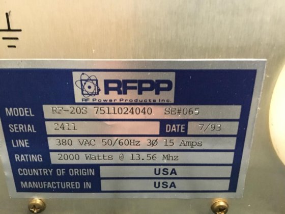 RFPP RF-20S 发电机