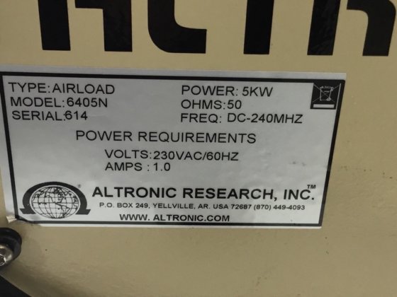 ALTRONIC 模拟负载杂项
