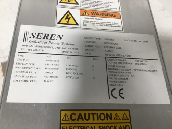 セレン L301 発電機