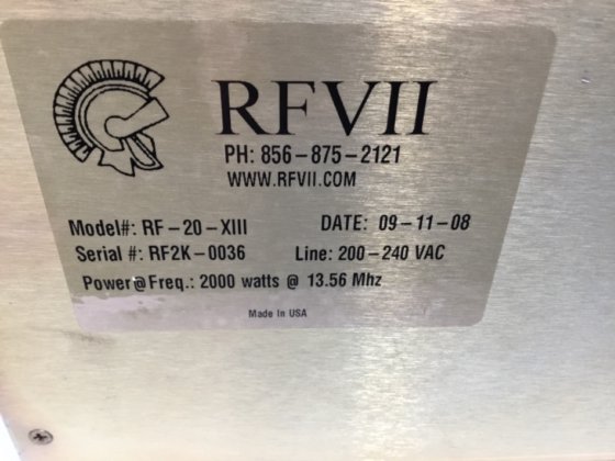 RFVII RF-20 ジェネレーター