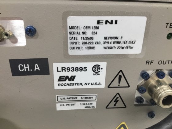 ENI OEM-1250 发电机