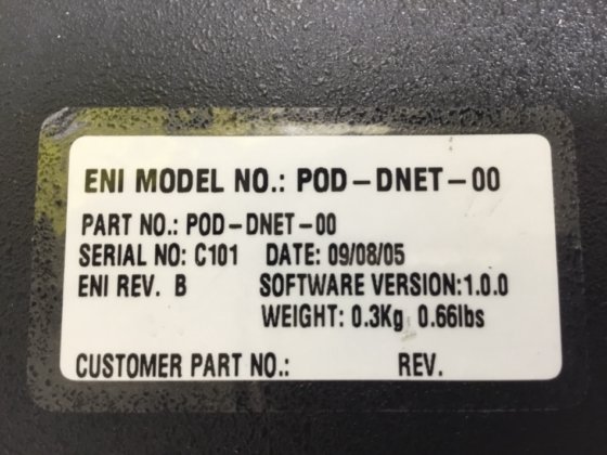 ENI POD インターフェース・ボックス