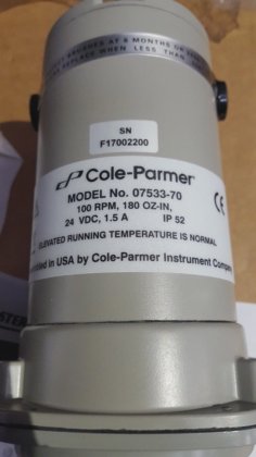 Cole-Parmer 07533-70 紧凑型驱动器（BR1.5B9）