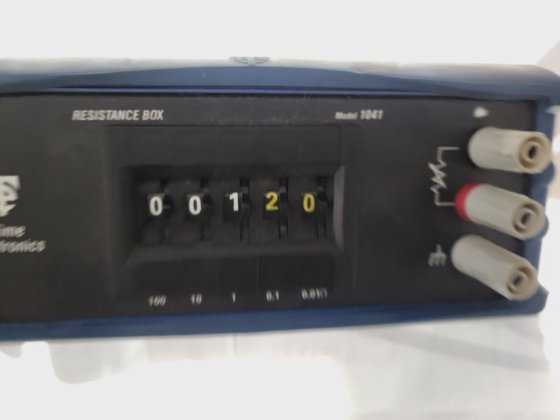 CAIXA DE RESISTÊNCIA TIME ELECTRONICS