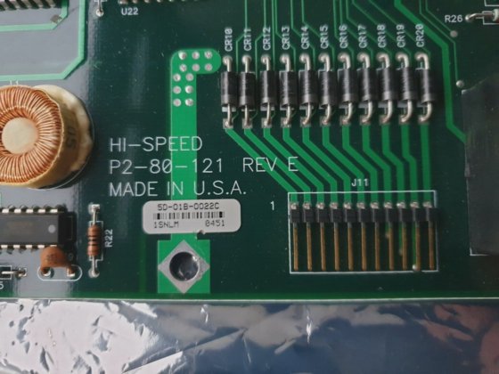 高速 P2-80-121 REV E 电路板