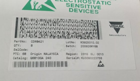 VISHAY CDM8421 8/包 (R5S5.5)