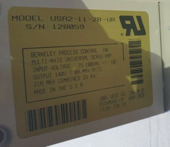 Berkeley Process Control USA2-11-28-UR多轴通用伺服放大器控制（B