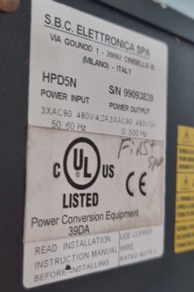 パーカーSBC HDP5Nサーボドライブ(RBD2.3)