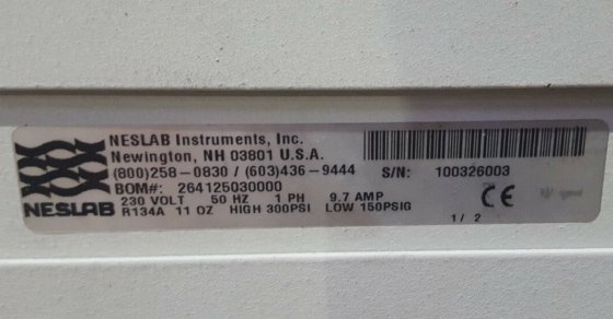 NESLAB M75 空冷式水チラー（RBD5.1）